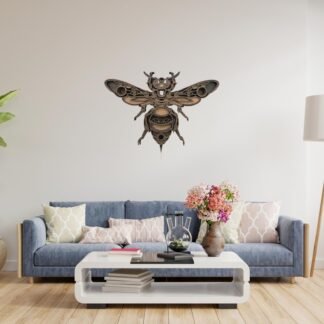 Buzzing Beauty Honeybee Wall Art